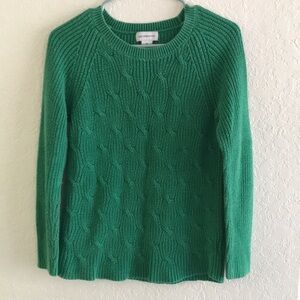 Green Chunky Knit Sweater